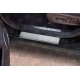 Накладки на пороги Russtal шлифованные для Lexus RX-200t/350 2015-2023 артикул LEXRX15-02