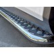 Пороги с площадкой алюминиевый лист 42 мм вариант 2 для Lexus RX Long 2018-2023 артикул LRX3L-0032242
