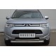 Защита передняя двойная 76-42 мм для Mitsubishi Outlander 2012-2014 артикул MRZ-001050