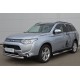 Защита передняя двойная 76-42 мм для Mitsubishi Outlander 2012-2014 артикул MRZ-001050