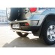 Защита заднего бампера 63 мм для Chevrolet Niva 2009-2020 артикул NBZ-001183