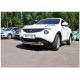 Защита передняя двойная 63-42 мм для Nissan Juke 2010-2018 артикул NJZ-000952