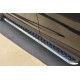 Пороги с площадкой алюминиевый лист 42 мм для Nissan Qashqai 2014-2023 артикул NQQL-001795