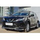 Защита передняя двойная с клыками 42-42 мм для Nissan Qashqai 2014-2023 артикул NQQZ-001784