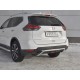 Защита заднего бампера 42 мм волна для Nissan X-Trail T32 2019-2022 артикул NXZ-003159