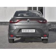 Защита задняя уголки 63 мм секции для Renault Arkana 2019-2023