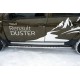 Пороги труба овальная с проступью 75х42 мм для Renault Duster 2015-2021 артикул RDO-002181