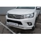 Защита переднего бампера 76 мм для Toyota Hilux 2015-2020 артикул THZ-002146