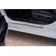 Накладки на пороги Russtal, зеркальные для Toyota Camry 2017-202 артикул TOYCAM18-01