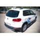 Пороги труба 76 мм с накладками вариант 3 для Volkswagen Tiguan 2011-2016 артикул VGT-0009923