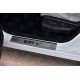 Накладки на пороги Russtal, шлифованные с логотипом для Honda CR-V 2017-2023 артикул HCRV17-03