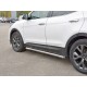 Пороги труба 63 мм вариант 3 для Hyundai Santa Fe 2015-2018 артикул HSFPT-0024453