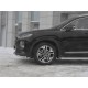 Защита передняя двойная 42-42 мм для Hyundai Santa Fe 2018-2020 артикул HSFZ-003166