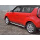 Пороги труба 63 мм вариант 2 для Kia Soul 2016-2024 артикул KSOT-0027532