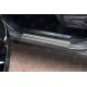 Накладки на пороги Russtal, шлифованные для Lexus NX 2014-2017 артикул LEXNX14-02