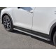 Пороги с площадкой алюминиевый лист 42 мм вариант 1 для Mazda CX-5 2017-2023 артикул M5L-0027961