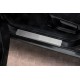 Накладки на пороги Russtal зеркальные для Mazda 3 2013-2018 артикул MZD313-01