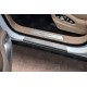 Накладки на пороги РусСталь зеркальный лист для Porsche Cayenne 2017-2023 артикул PCAYEN17-01