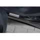 Накладки на пороги Russtal шлифованные с надписью для Subaru Forester 2016-2018 артикул SBFOR13-03