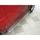 Пороги с площадкой алюминиевый лист 42 мм для Suzuki Jimny 2005-2011 артикул SJL-000213