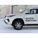 Защита переднего бампера 76 мм для Toyota Fortuner 2020-2023 артикул TFRZ-003529