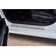 Накладки на пороги Russtal, шлифованные для Toyota Camry 2017-202 артикул TOYCAM18-02