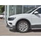 Защита переднего бампера волна 63 мм для Volkswagen Tiguan 2016-2023 артикул VGZ-002713