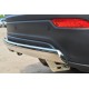 Защита заднего бампера овальная 75х42 мм дуга для Chevrolet Captiva 2013-2018 артикул CAPZ-001755