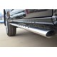 Пороги труба овальная с проступью 75х42 мм для Chevrolet Tahoe 2013-2018 артикул CTRO-001511