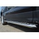 Пороги с площадкой алюминиевый лист 42 мм для Ford Kuga 2013-2016 артикул FGL-001382