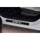 Накладки на пороги Russtal, карбон с логотипом для Honda CR-V 2017-2023 артикул HCRV17-06