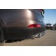 Защита заднего бампера овальная 75х42 мм дуга для Hyundai Santa Fe Grand 2014-2016 артикул HSFZ-002013