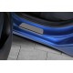 Накладки на пороги Russtal шлифованные для Hyundai Solaris 2017-2023 артикул HYSOL17-02