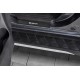 Накладки на пороги Russtal карбон с надписью для Isuzu D-MAX 2012-2024 артикул ISDMX16-06