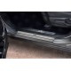 Накладки на пороги Russtal, шлифованные с логотипом для Lexus NX 2014-2017 артикул LEXNX14-03