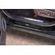 Накладки на пороги Russtal карбон с надписью для Lexus RX-200t/350 2015-2023 артикул LEXRX15-06