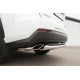 Защита заднего бампера 63 мм дуга для Lexus NX-200/200t/300h 2014-2017 артикул LNXZ-002142
