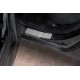 Накладки на пороги Russtal шлифованные для Mazda 3 2013-2018 артикул MZD313-02