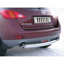 Защита заднего бампера 76 мм для Nissan Murano 2010-2016