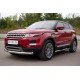 Пороги труба 76 мм с накладками вариант 3 для Land Rover Evoque 2011-2018 артикул REPT-0008053