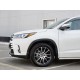 Защита передняя двойная 42-42 мм для Toyota Highlander 2017-2019 артикул THRZ-002614