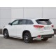 Защита задняя двойные уголки 63-42 смм для Toyota Highlander 2017-2019 артикул THRZ-002629