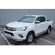 Защита передняя двойная уголки-клыки 63-63 мм для Toyota Hilux 2015-2020 артикул THZ-002148