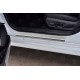 Накладки на пороги Russtal, шлифованные с логотипом для Toyota Camry 2017-202 артикул TOYCAM18-03