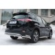 Защита задняя двойные уголки 63-42 мм для Toyota RAV4 2015-2019 артикул TR4Z-002204