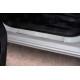 Накладки на пороги Russtal шлифованные для Volkswagen Jetta 2011-2018 артикул VWJET14-02