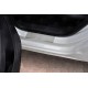 Накладки на пороги Russtal шлифованные для Volkswagen Jetta 2011-2018 артикул VWJET14-02