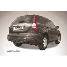 Защита заднего бампера 57 мм чёрная для Honda CR-V 2010-2012