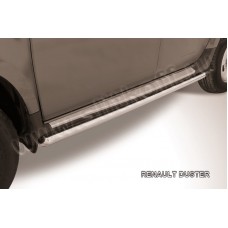 Пороги труба 57 мм для Renault Duster 2011-2015