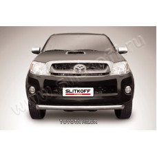 Защита переднего бампера 76 мм радиусная для Toyota Hilux 2005-2011